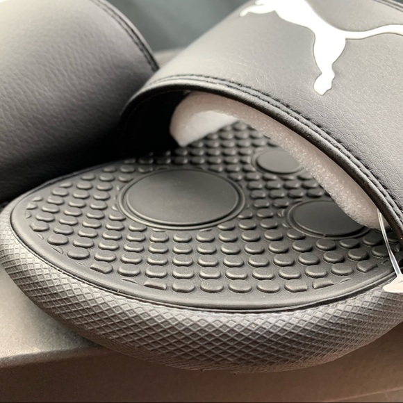 Puma Cool Cat Black Women’s Slides - Picture 5 of 9